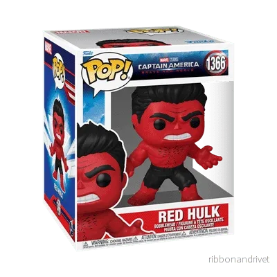 Funko POP Super: Marvel – Red Hulk Figur Funko POP Super: Marvel – Red Hulk Figur