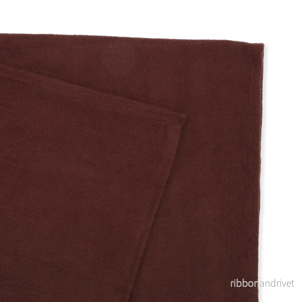 Calm Organic Cotton Yoga Blanket - Dark Brown - Bild 2