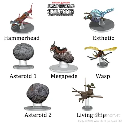 D&D Icons of the Realms: Ship Scale – Asteroid Encounters