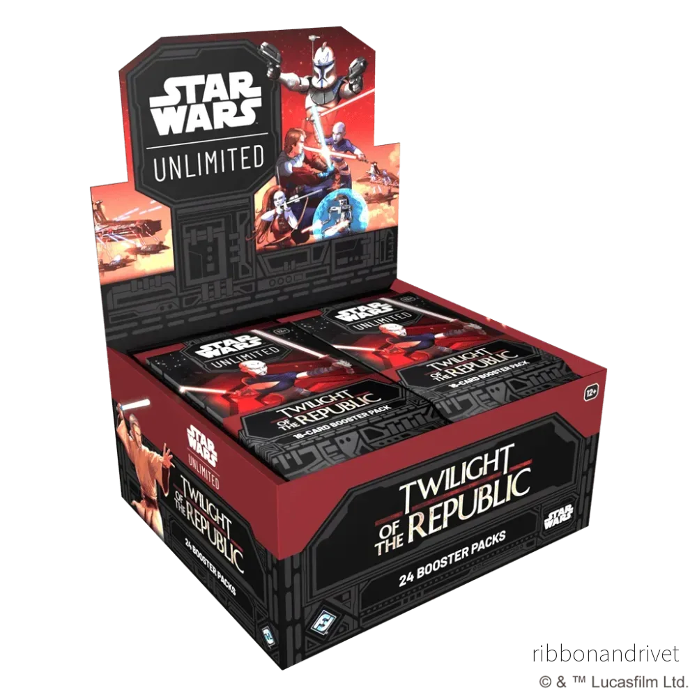 FFG – Star Wars: Unlimited – Twilight of the Republic Booster Display (24 Booster) FFG – Star Wars: Unlimited – Twilight of the Republic Booster Display (24 Booster)