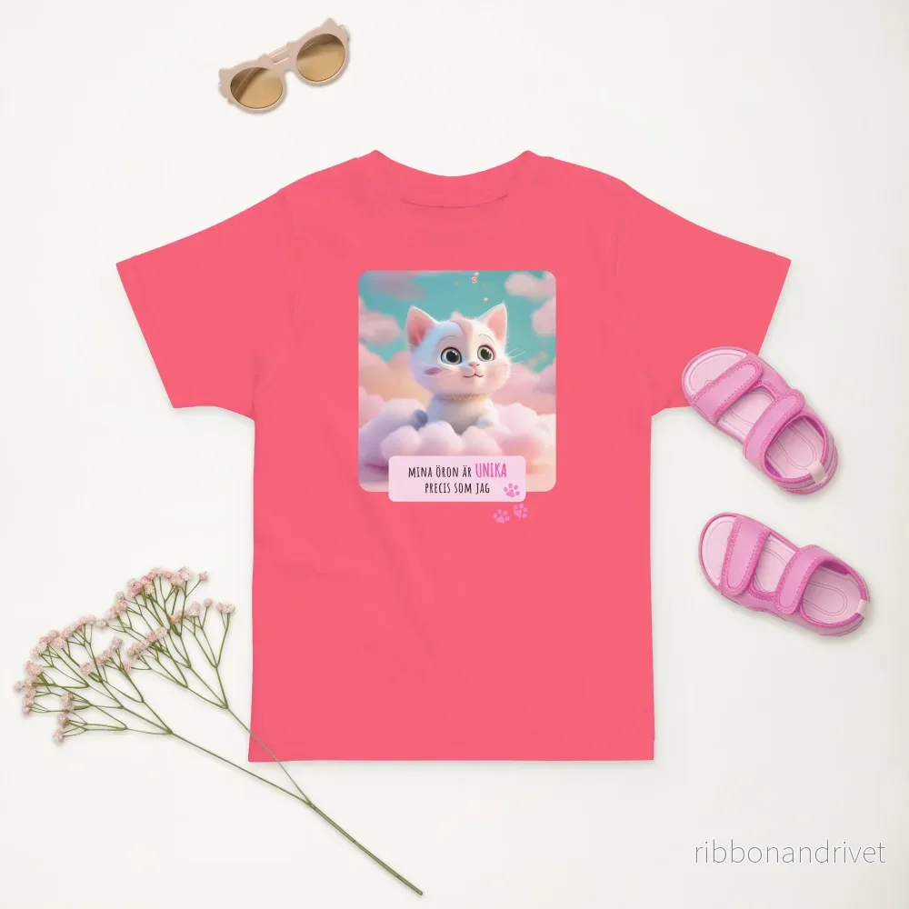 T-shirt för barn - Mina öron är unika precis som jag - Bild 2