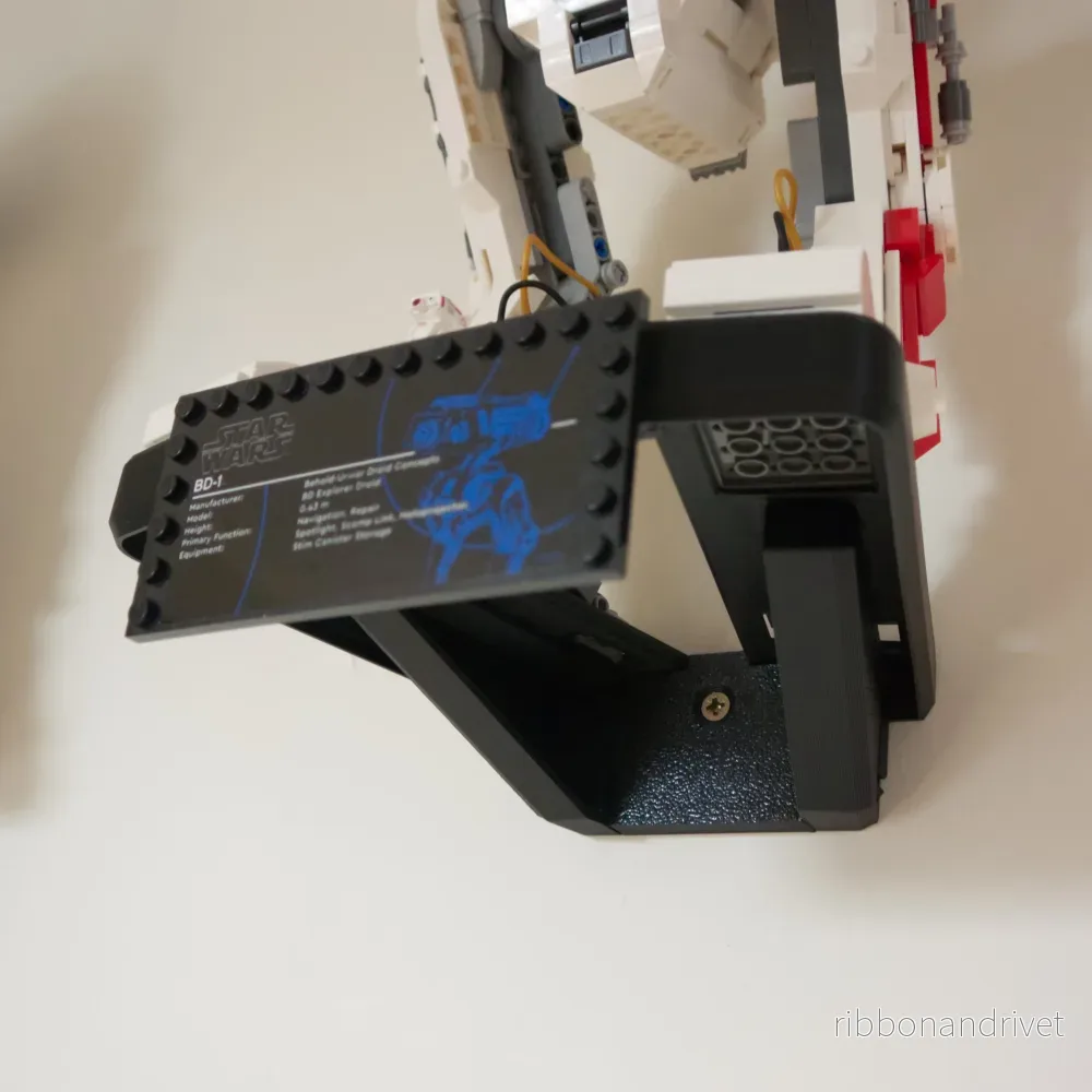 Väggfäste för LEGO Star Wars BD-1 75335 - Bild 3