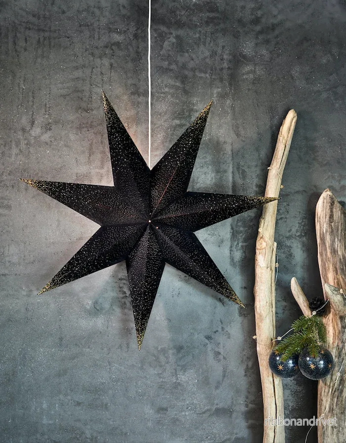 Stella Black adventsstjärna 60 cm Stella Black adventsstjärna 60 cm