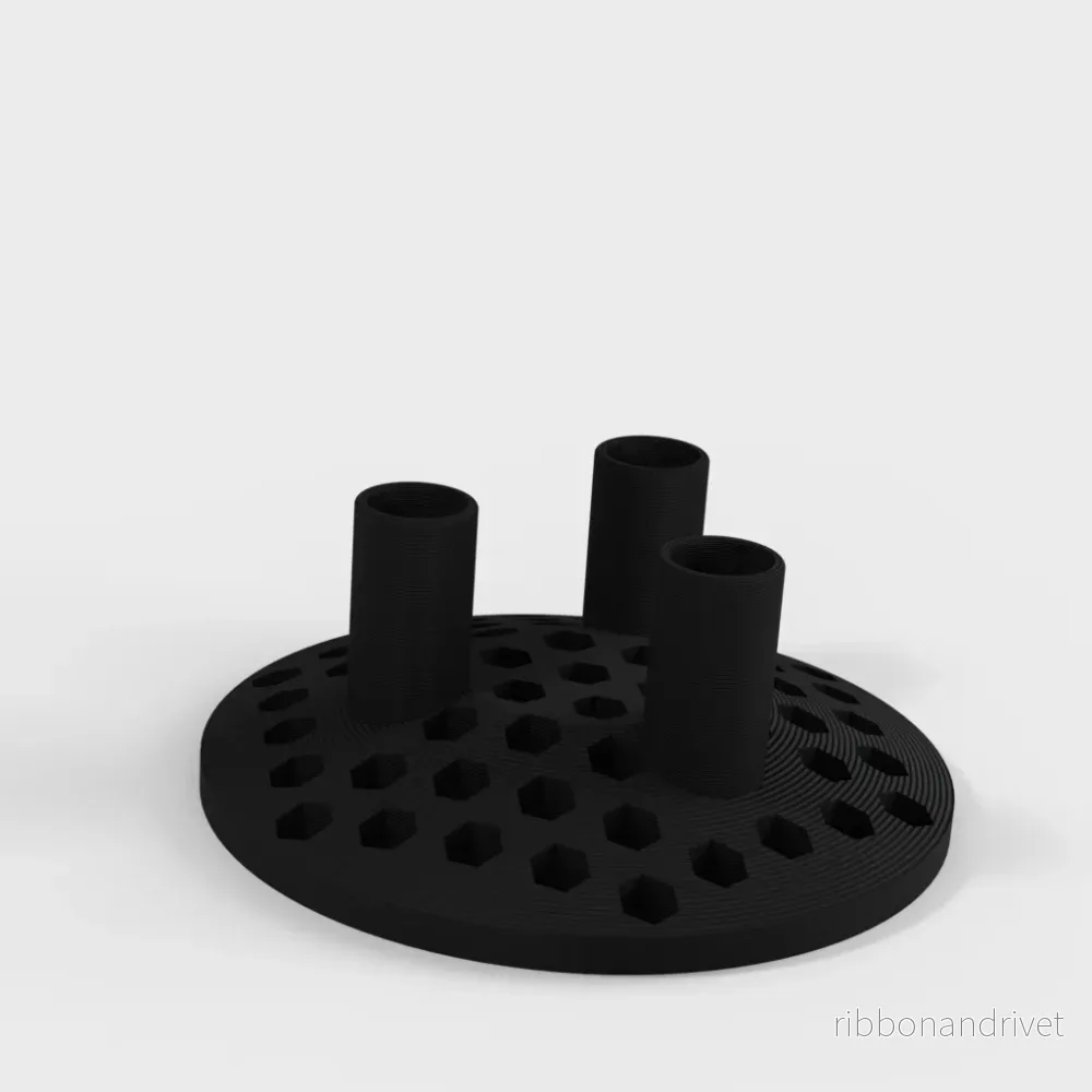 Oral-B iO tandborsthuvudhållare med hexagonmönster - Bild 3