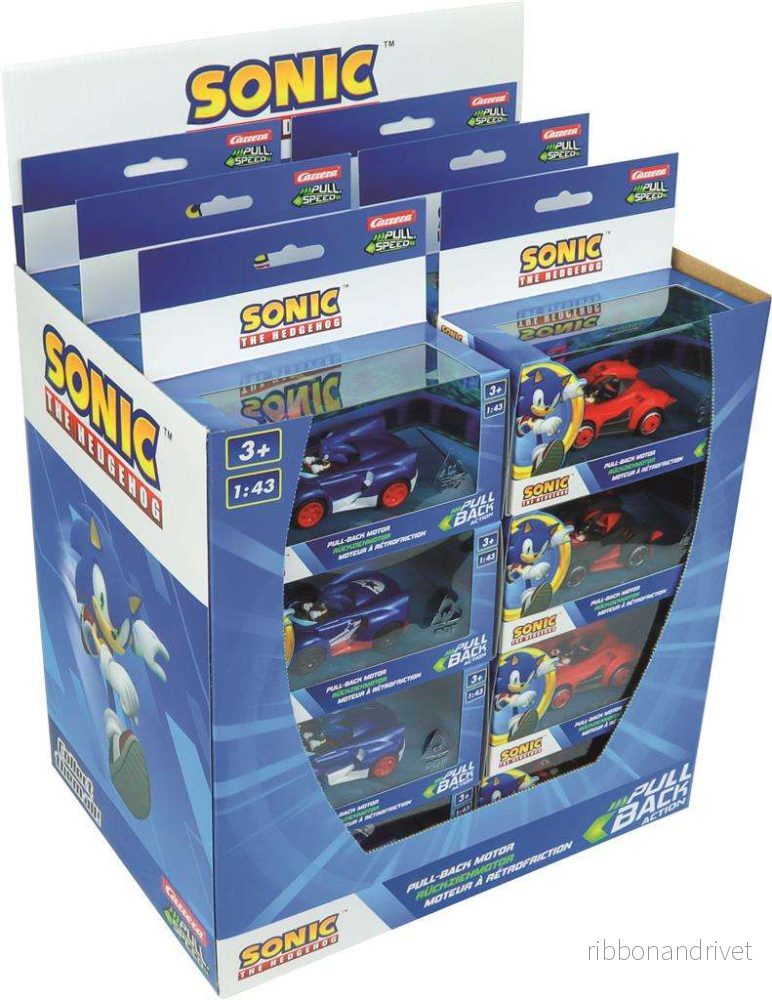 Carrera – Display Sonic the Hedgehog, blandade (24 st) Carrera – Display Sonic the Hedgehog, blandade (24 st)