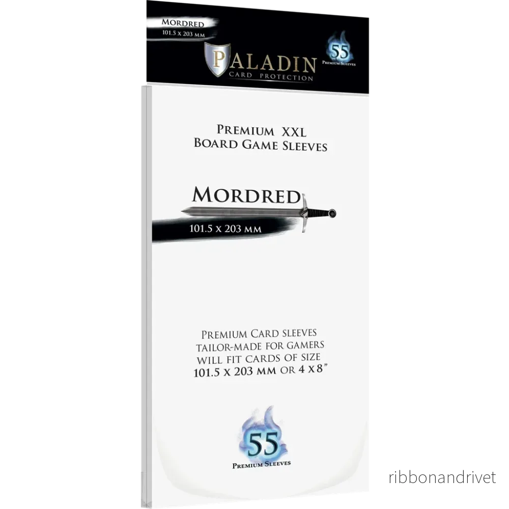 Paladin Sleeves – Mordred Premium XXL 101,5x203mm (55 Sleeves) Paladin Sleeves – Mordred Premium XXL 101,5x203mm (55 Sleeves)