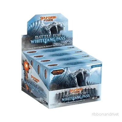 SolForge Fusion: Hybrid Deck Game – Battle for Whitefang Pass Booster Kit Display (4 Kits)