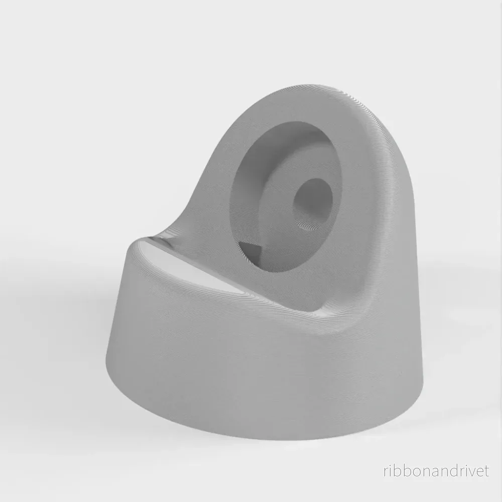 Apple Watch-stativ med dold kabelhantering och halkfri bas