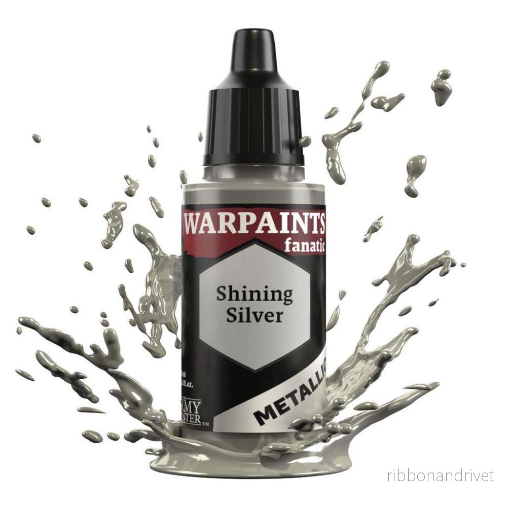 The Army Painter – Warpaints Fanatic Metallic: Shining Silver The Army Painter – Warpaints Fanatic Metallic: Shining Silver