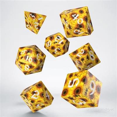 Full Art Dice Set: Sunflower