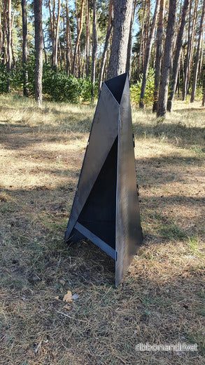 Eldstad Corten - Pyramiden - Bild 3