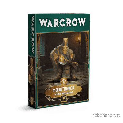Warcrow: Hearthguards – Dvärgkrigare med yxa och sköld för försvar och strid - Bild 2