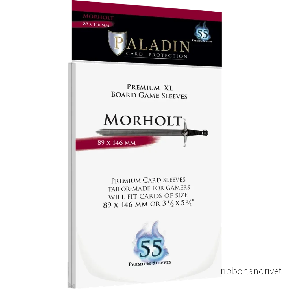 Paladin Sleeves – Morholt Premium XL 89x146mm (55 Sleeves) Paladin Sleeves – Morholt Premium XL 89x146mm (55 Sleeves)