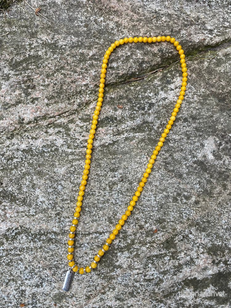 Jade Nefrit (infärgad) Mala Wrap