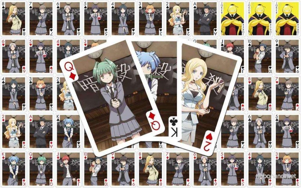 Assassination Classroom Spelkort Assassination Classroom Spelkort