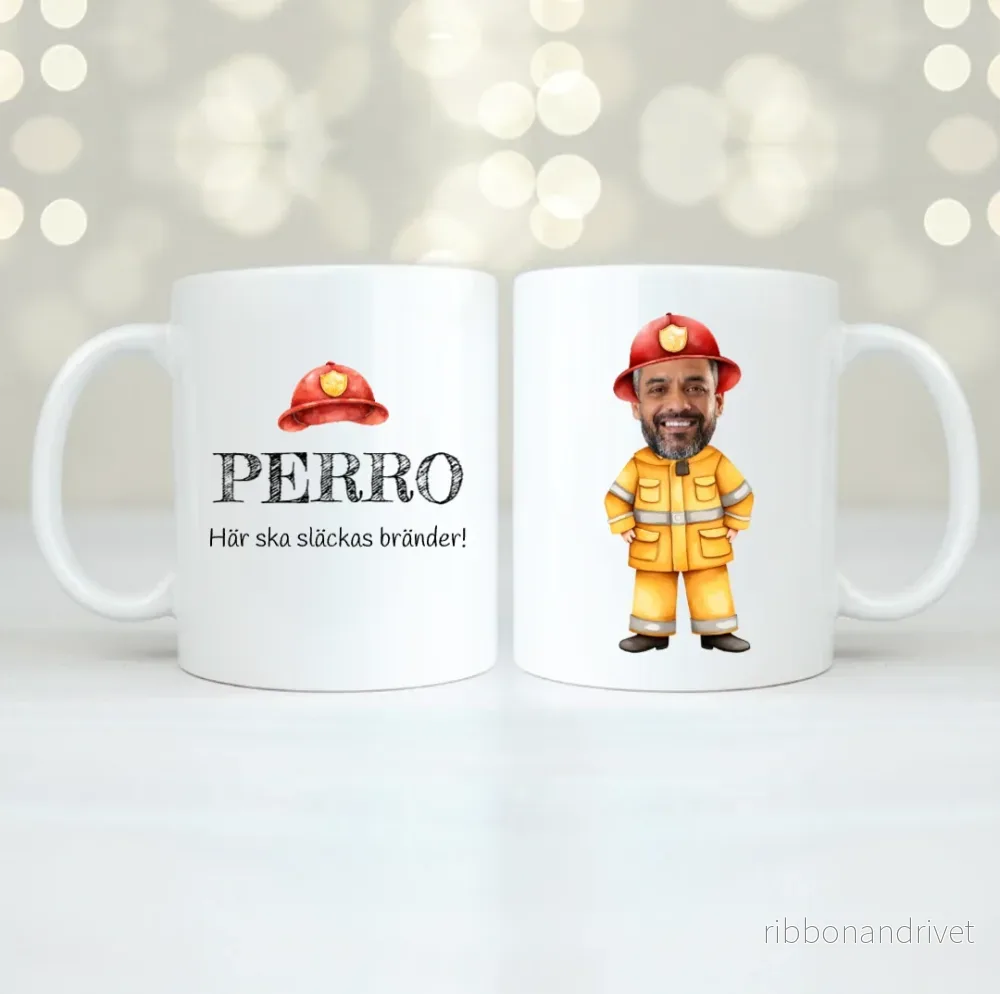 Brandman | Personlig mugg Brandman | Personlig mugg