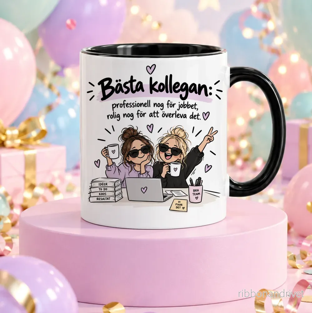 Bästa kollegan #1 | Rolig mugg - Bild 3