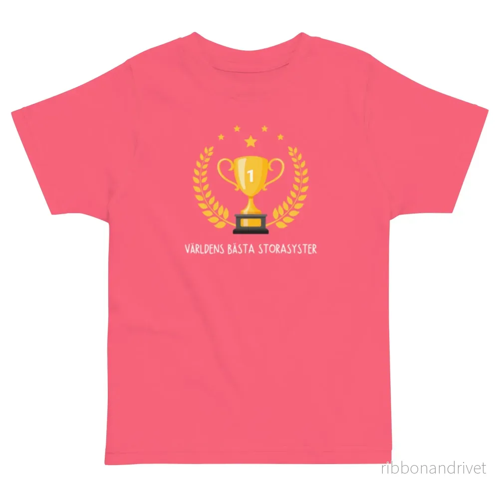 Världens Bästa Storasyster T-shirt - Trophy - Bild 2