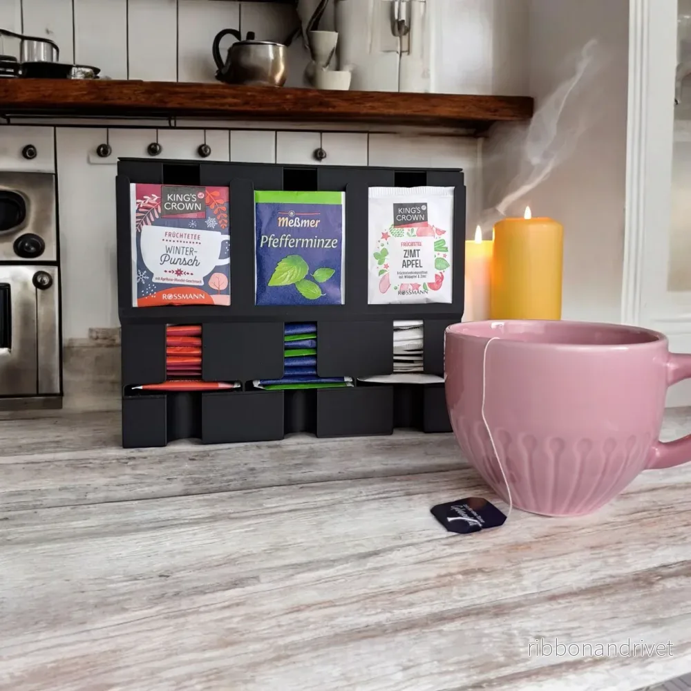 Modern teorganisatör och dispenser för köket - Bild 3