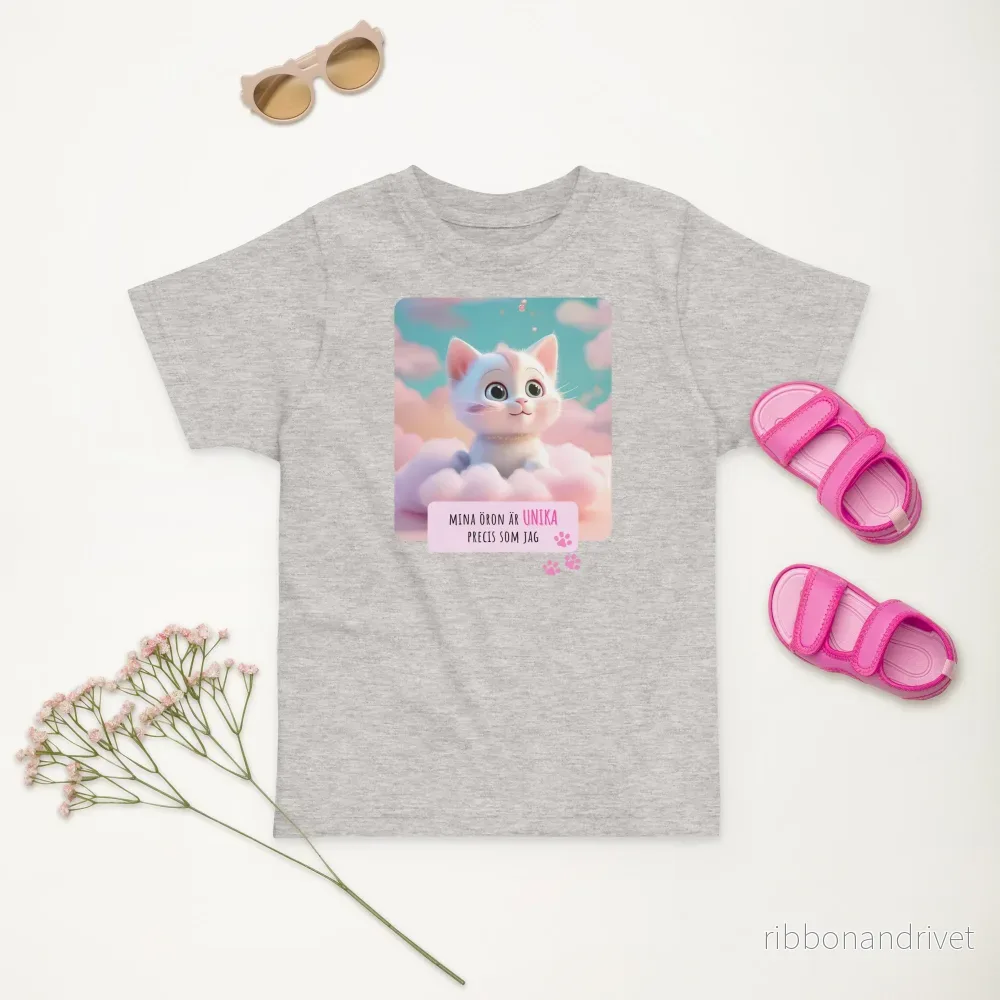 T-shirt för barn - Mina öron är unika precis som jag
