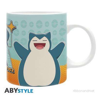 Pokémon Snorlax Comic Strip Mugg 320 ml Pokémon Snorlax Comic Strip Mugg 320 ml