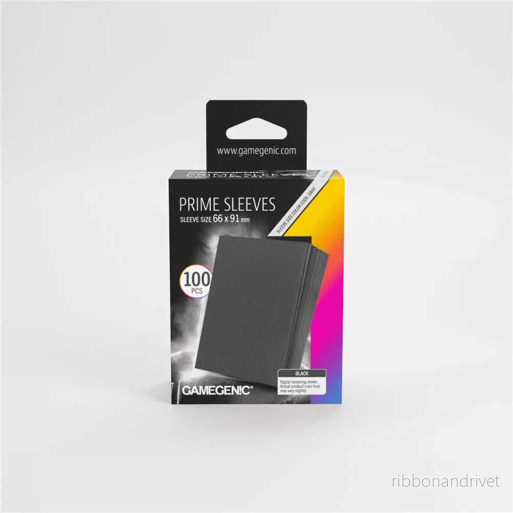 Gamegenic – Prime Sleeves Svart 66×91 Gamegenic – Prime Sleeves Svart 66×91
