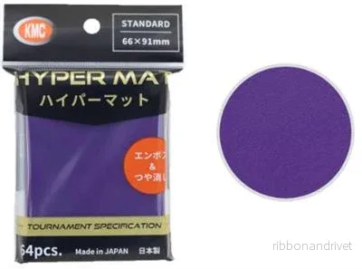 KMC Standard Sleeves – Hyper MAT Purple (64 Sleeves) KMC Standard Sleeves – Hyper MAT Purple (64 Sleeves)