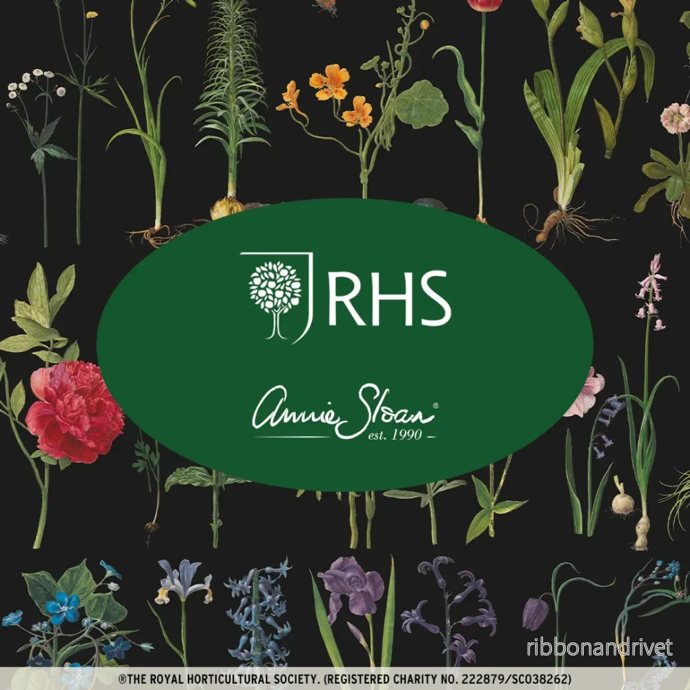 Trädgårdsblommor- RHS Decoupage Paper Formal Garden - Bild 2