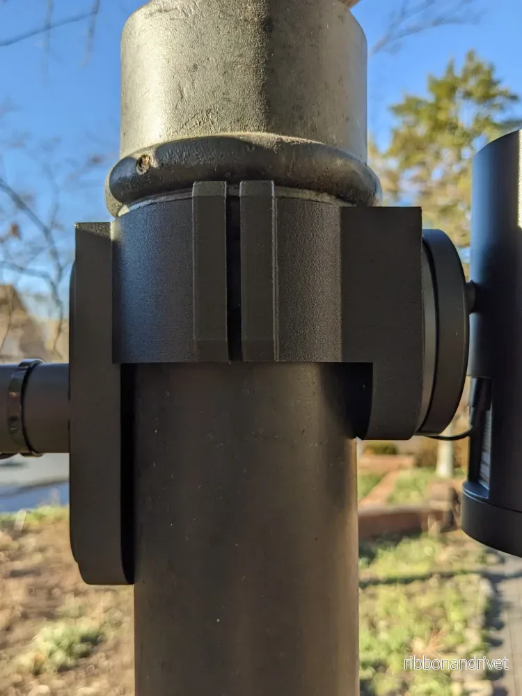 Ring Stick Up Cam Pro (solcell) stångfäste – 75 mm - Bild 3