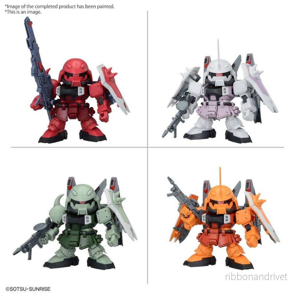 BB SENSHI ZGMF ZAKU SERIES SET BB SENSHI ZGMF ZAKU SERIES SET