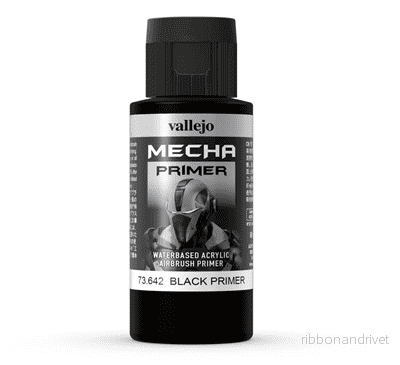 Vallejo - Mecha Färg / Grundfärg - Svart - Bild 2