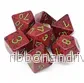 Chessex Speckled Polyhedral 7-Die Set - Strawberry - Bild 2