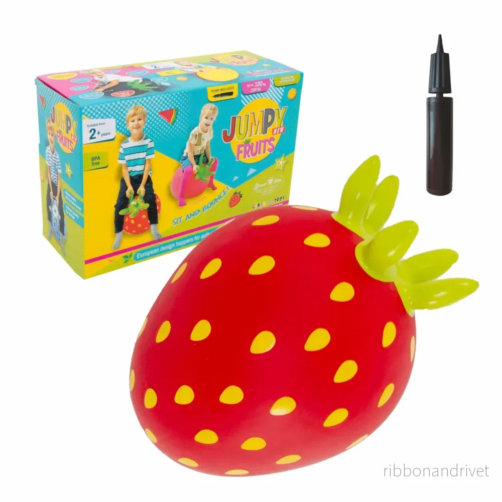 Hoppboll "My First JUMPY" – Jordgubbe - Bild 3