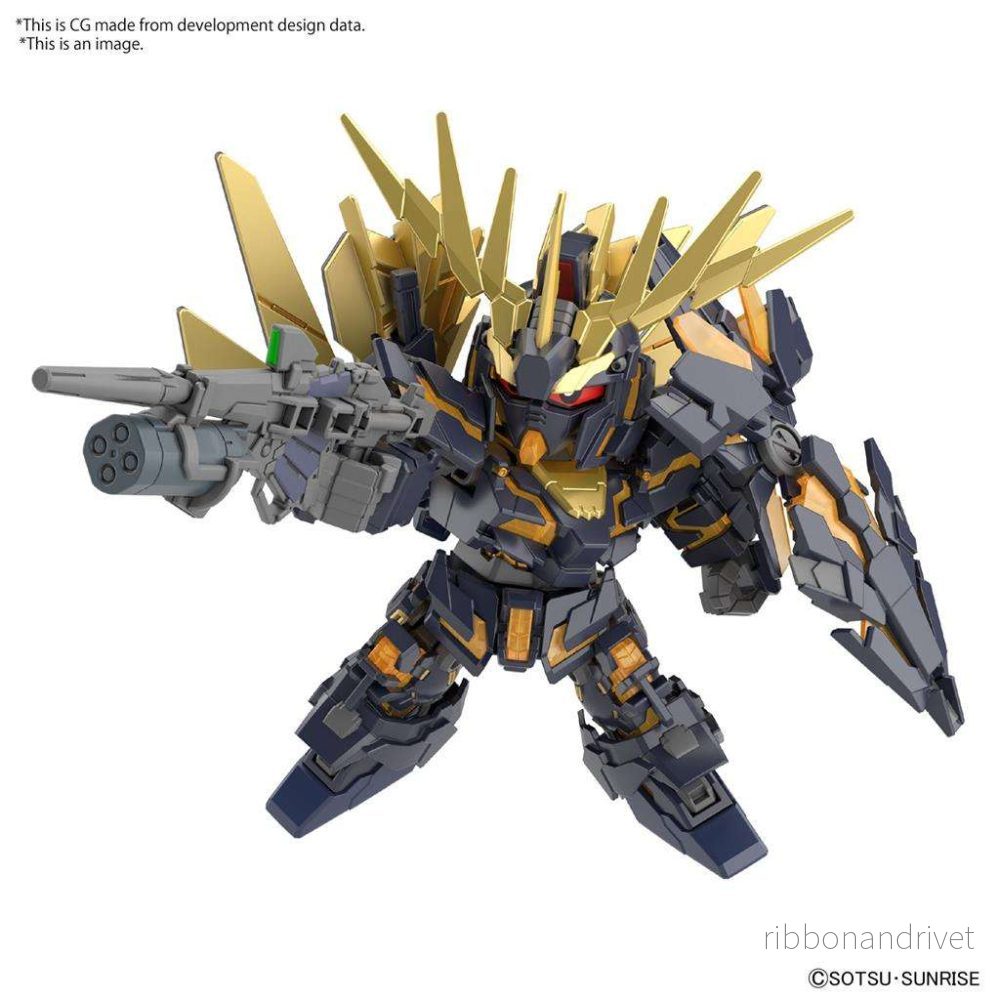 SD Gundam Cross Silhouette Unicorn Gundam 02 Banshee (Destroy Mode) & Banshee Norn Parts Set SD Gundam Cross Silhouette Unicorn Gundam 02 Banshee (Destroy Mode) & Banshee Norn Parts Set