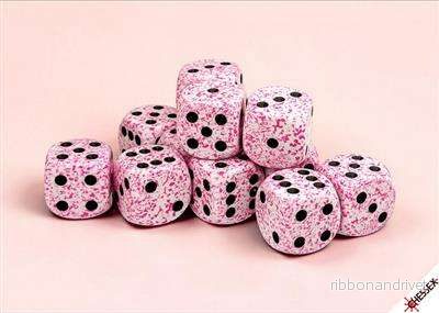 Speckled® 16 mm d6 Pink Dice Block™ (12 tärningar)