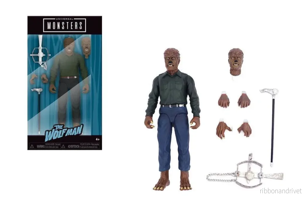 Monsters The Wolfman 6" Figur