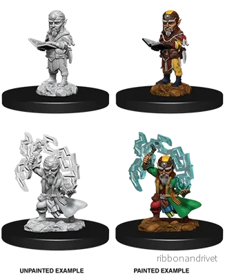Pathfinder Battles Deep Cuts: Manlig Gnomesorcerer
