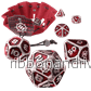 ENHANCE Tabletop RPGs 7pc Metal RPG Dice (Collector's Edition Red) - Bild 2