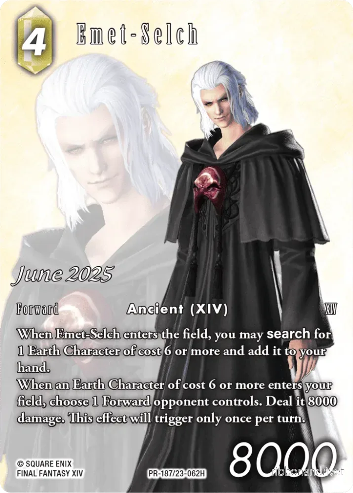 Final Fantasy TCG Jun 187 (Emet-Selch) samlarkort Final Fantasy TCG Jun 187 (Emet-Selch) samlarkort