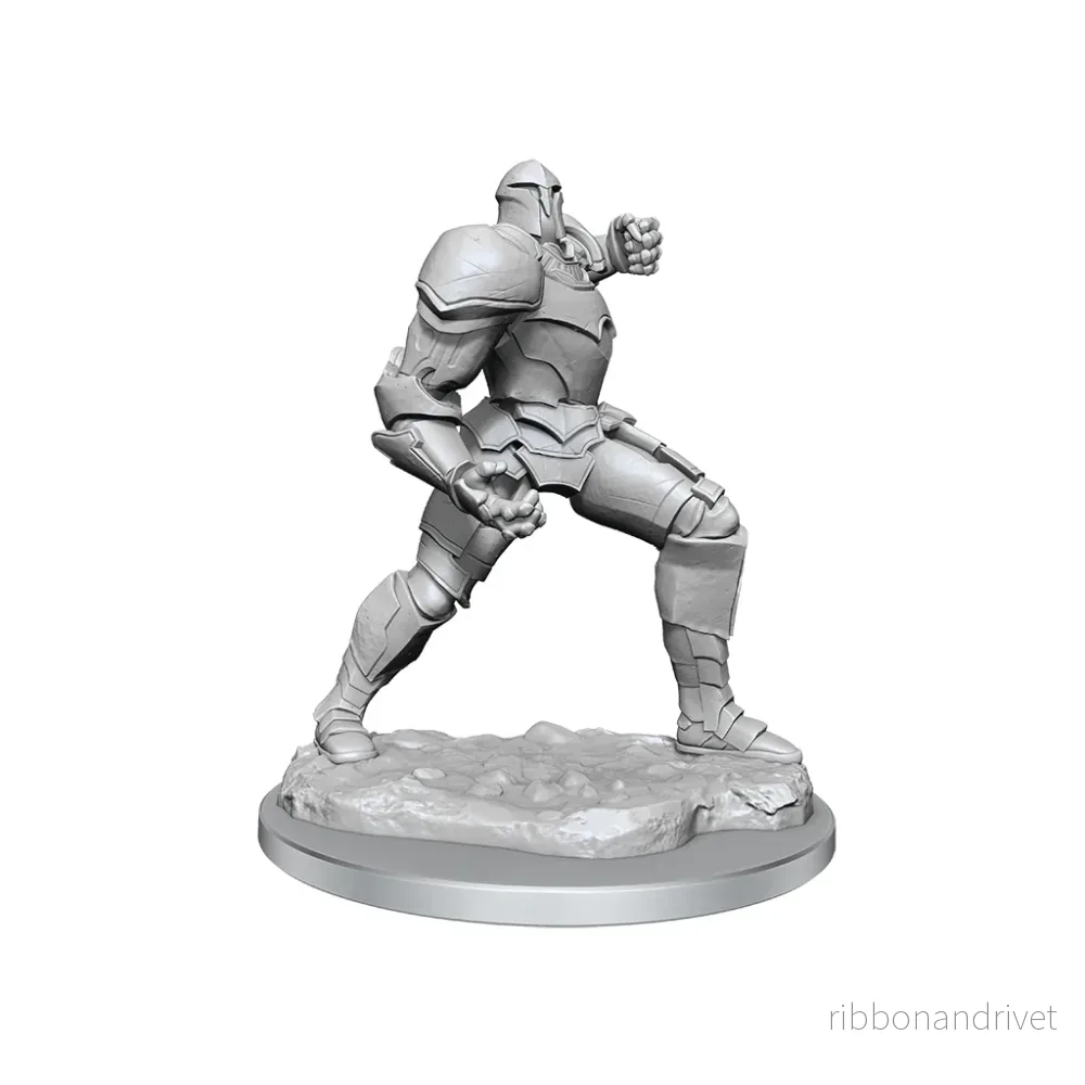 Critical Role Omålade Miniatyrer: Platinum Golem Critical Role Omålade Miniatyrer: Platinum Golem