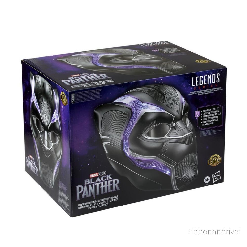 Marvel Legends Black Panther Elektronisk Rollspelshjälm