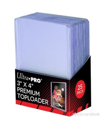 UP - Toploader - 3" x 4" Super Clear Premium (25 bitar)