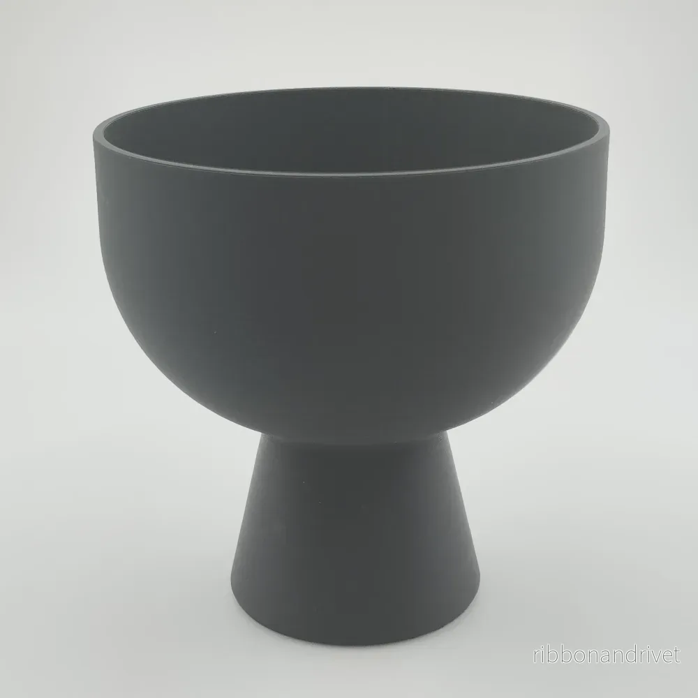 Minimalistisk skål i elegant grå design