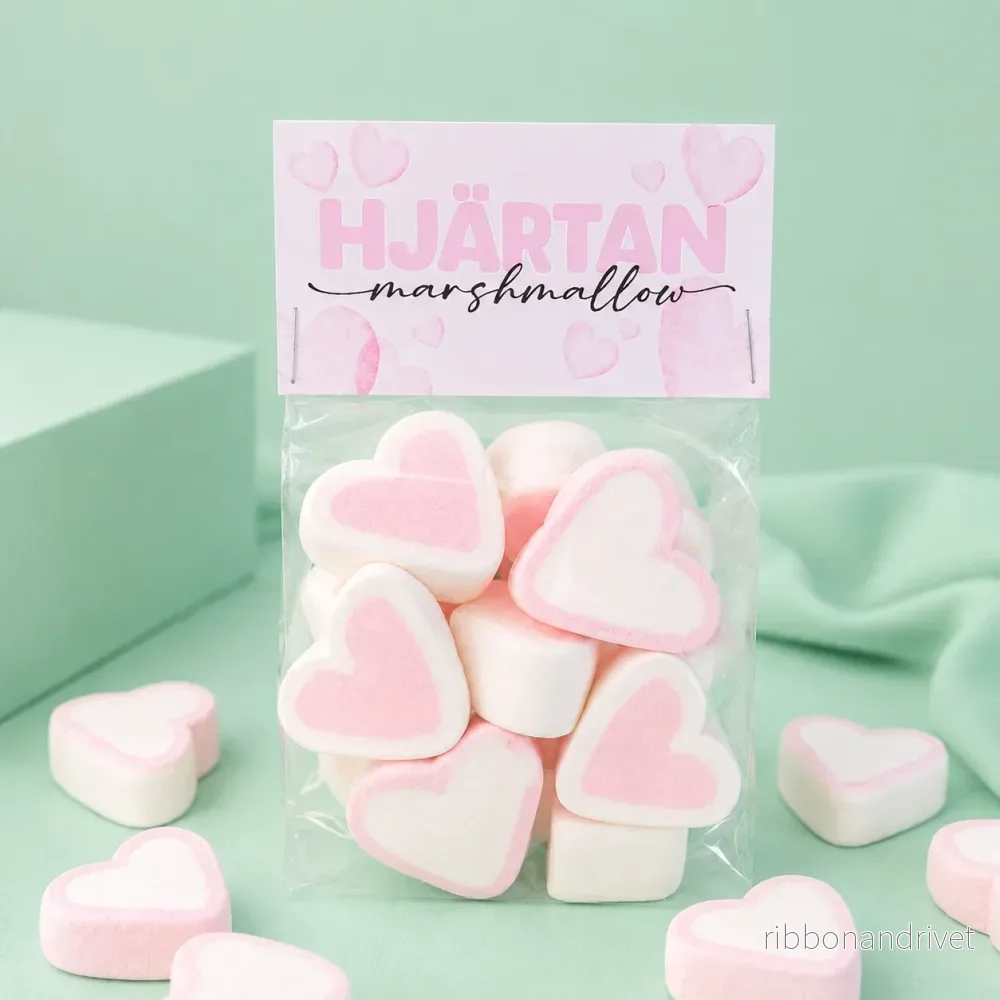 Marshmallowhjärtan Marshmallowhjärtan