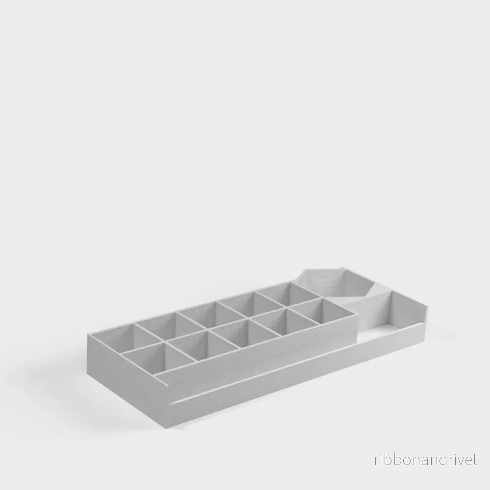 Organiseringsbricka för modellfärg, lim och penslar - Bild 3