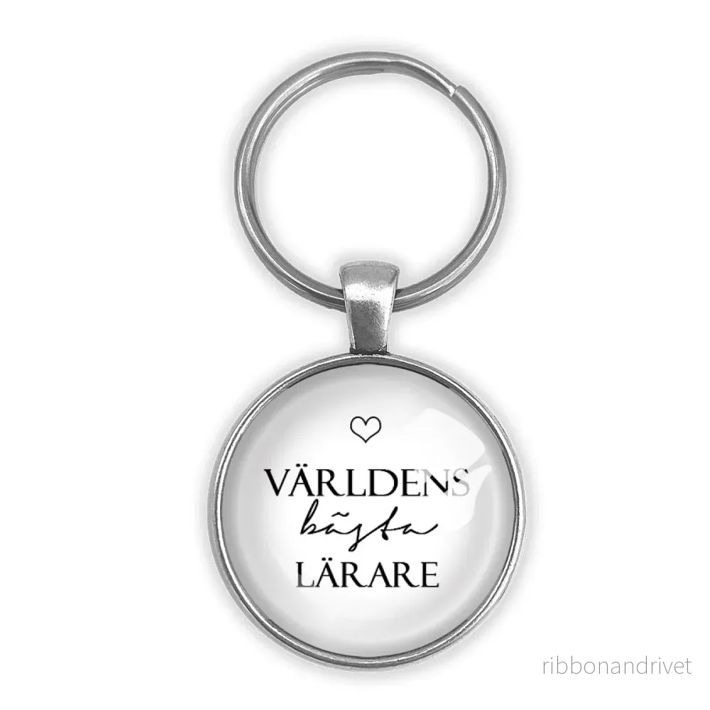 Världens bästa lärare | Nyckelring Världens bästa lärare | Nyckelring