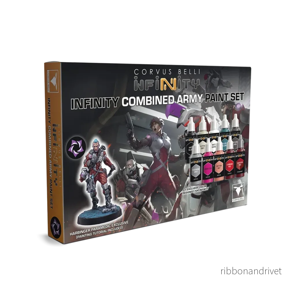 Infinity: Infinity Combined Army Paint Set Harbinger Paramedic Exclusive