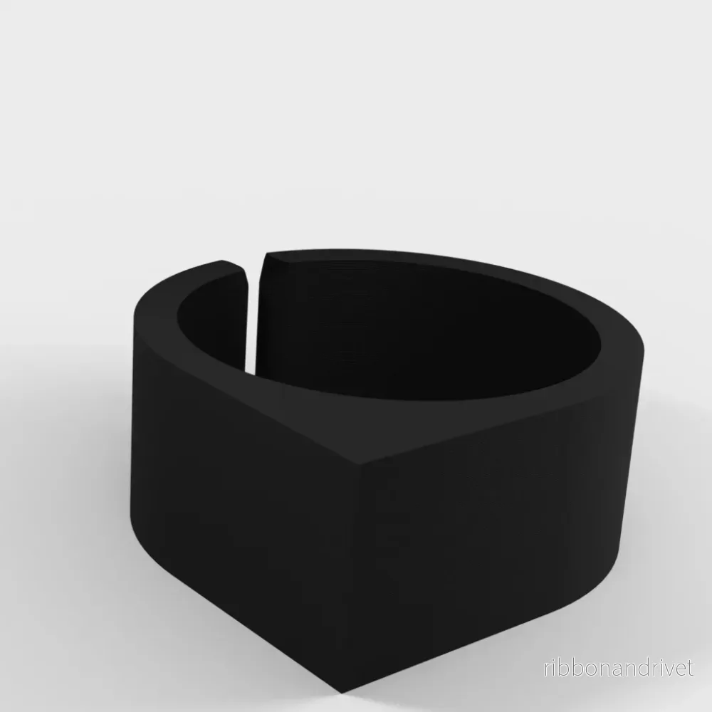 Kabelklämma med 20 mm innerdiameter för lim eller dubbelhäftande tejp