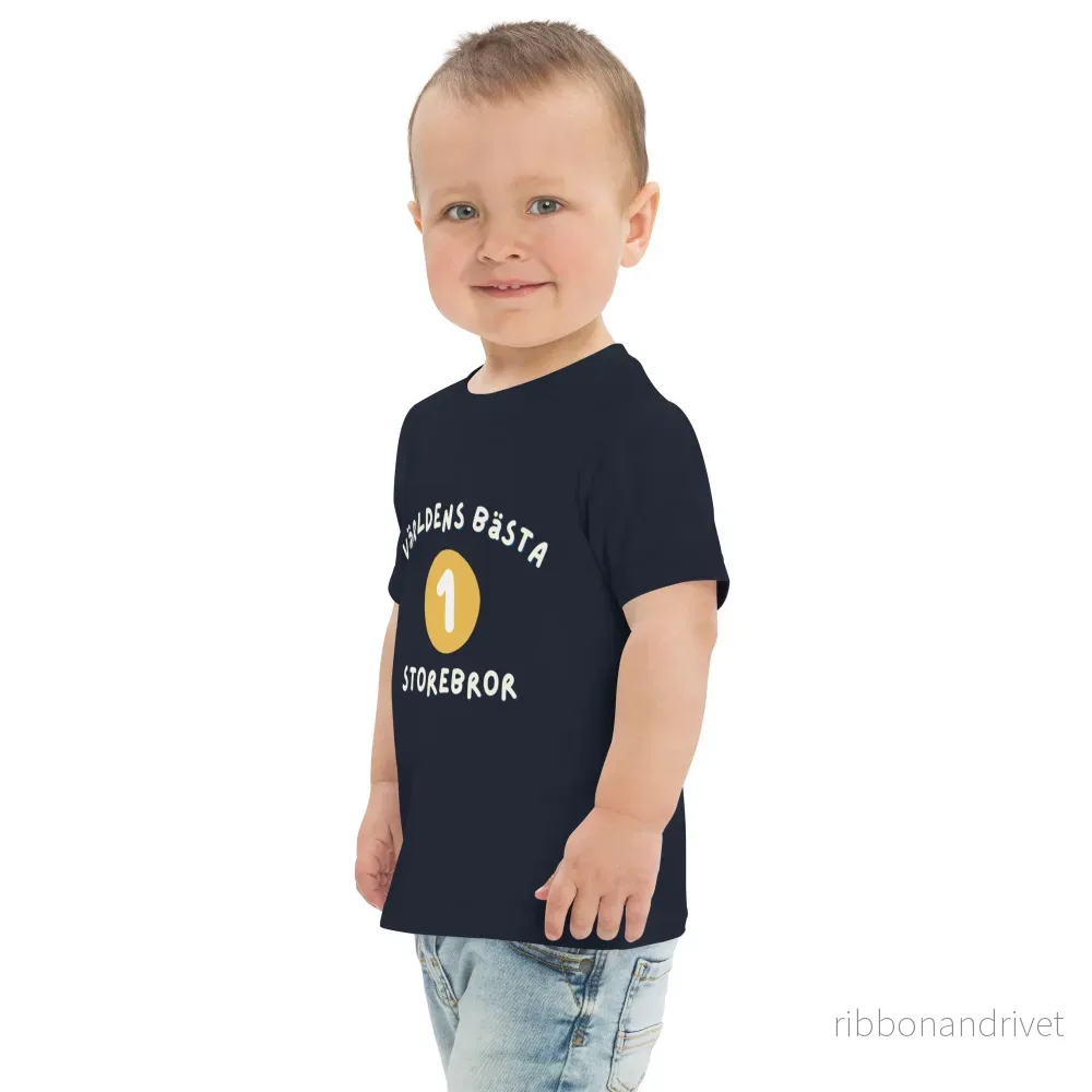 Världens Bästa Storebror T-shirt - Nummer 1 - Bild 3