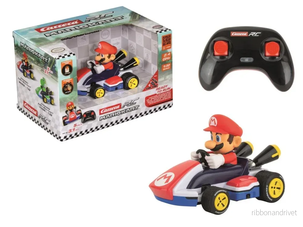 Carrera RC – 2,4GHz Mario Kart(TM) Race Kart 1:32, Mario Carrera RC – 2,4GHz Mario Kart(TM) Race Kart 1:32, Mario